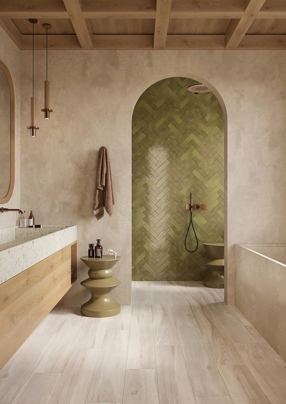 Dedalo collection of ceramic floor and wall tiles